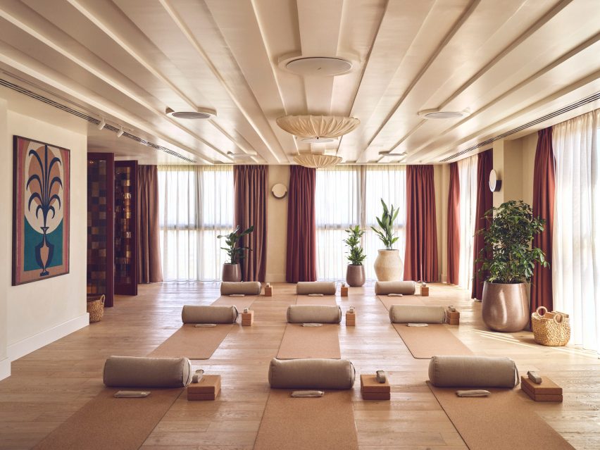 Yoga studio designed by Linda Boronkay