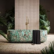 Tiffany marble bathtub by Lusso