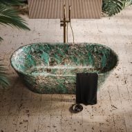 Tiffany marble bathtub by Lusso