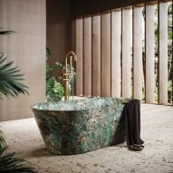 Tiffany marble bathtub by Lusso