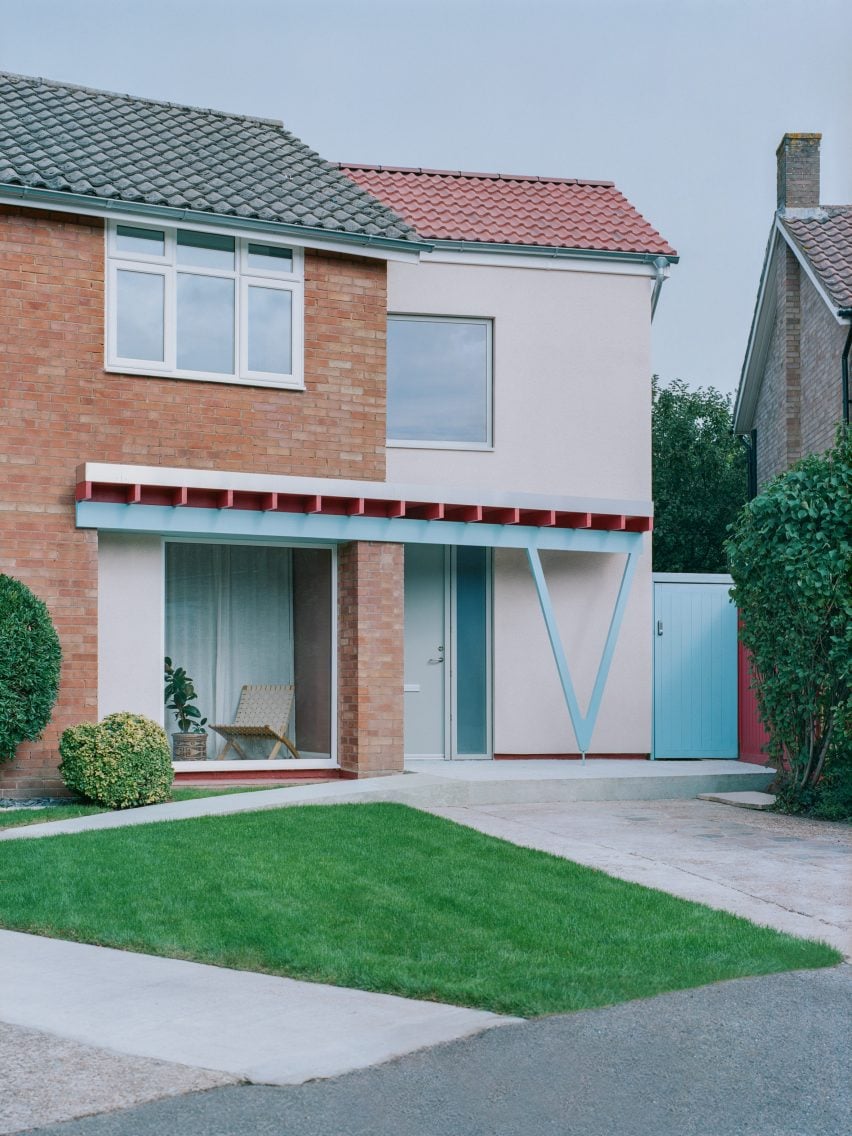 Exterior of Triangle House by Artefact