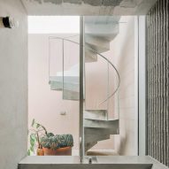 Villain House is a concrete replica of an old Barcelona townhouse