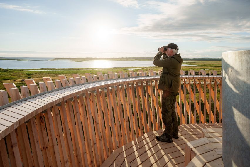 Viewing point within Observation Tower Kärven