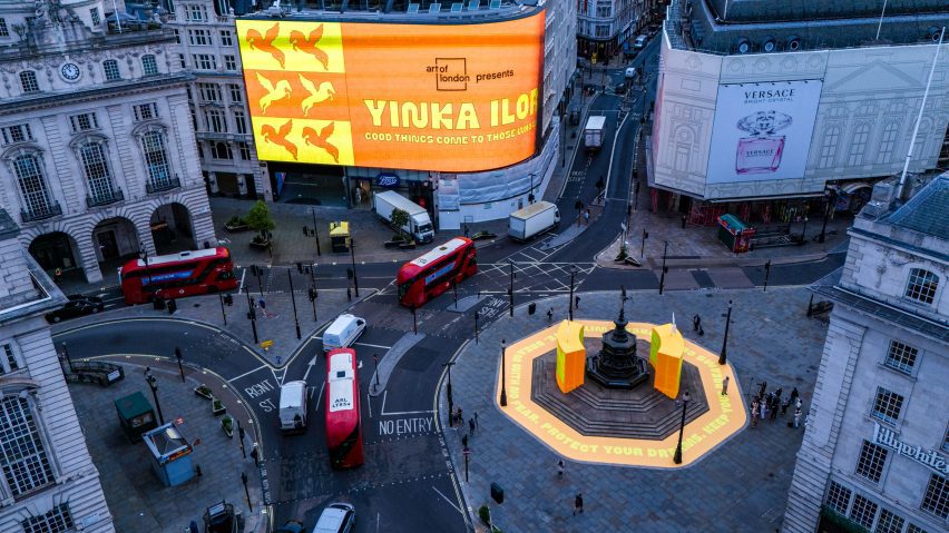 Piccadilly Circus installation