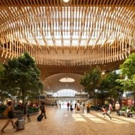 ZGF Architects places nine-acre mass-timber roof on Portland airport terminal