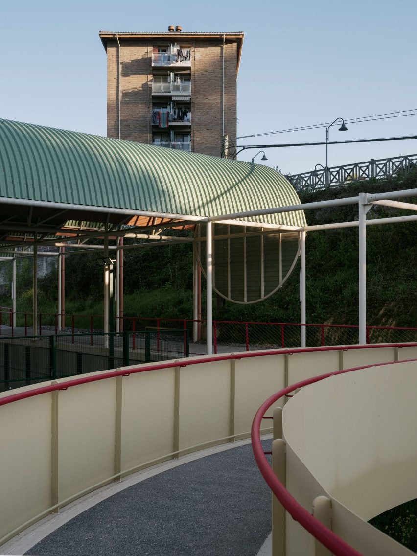 Walkway at Zubitegi Park in Spain by Bear Architects