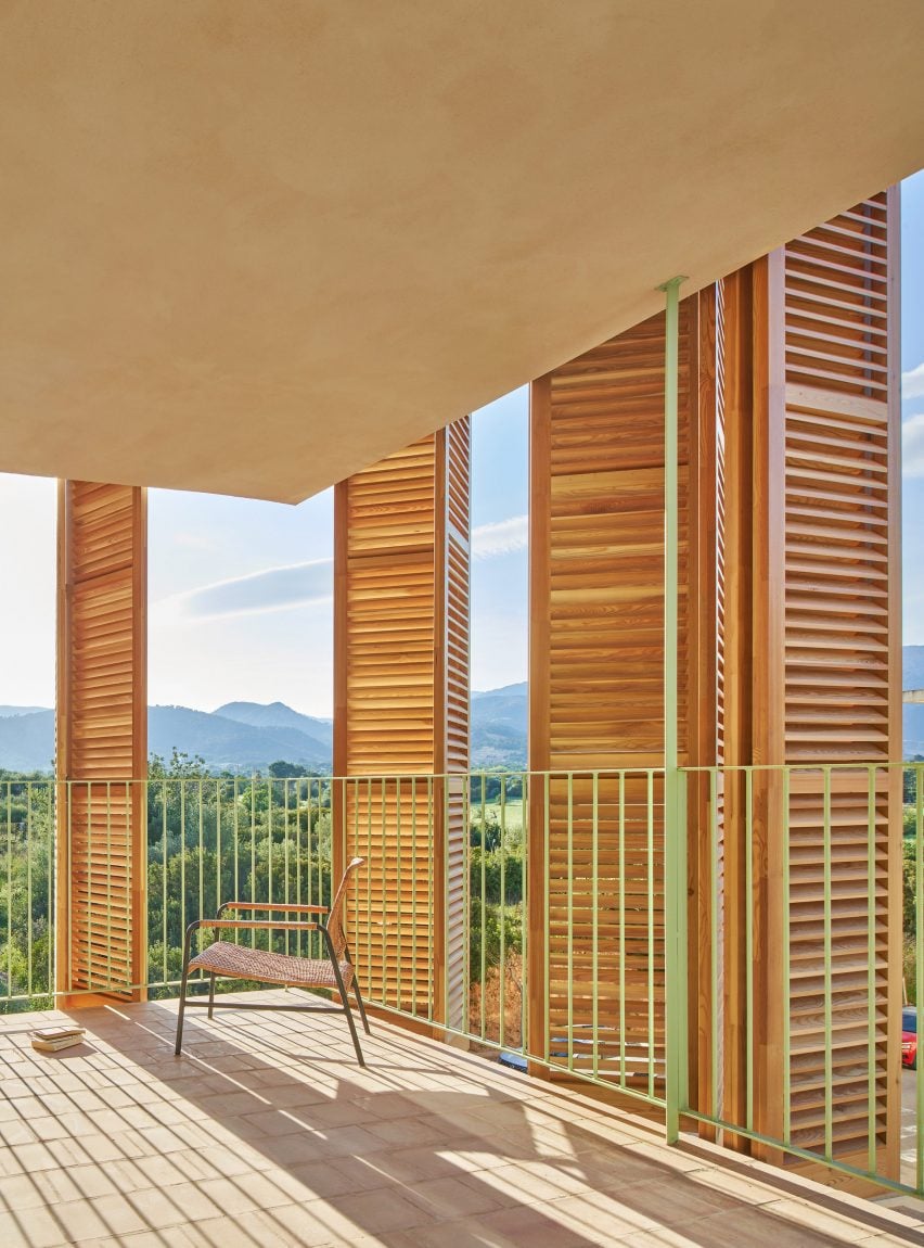 Terrace of Mallorcan home