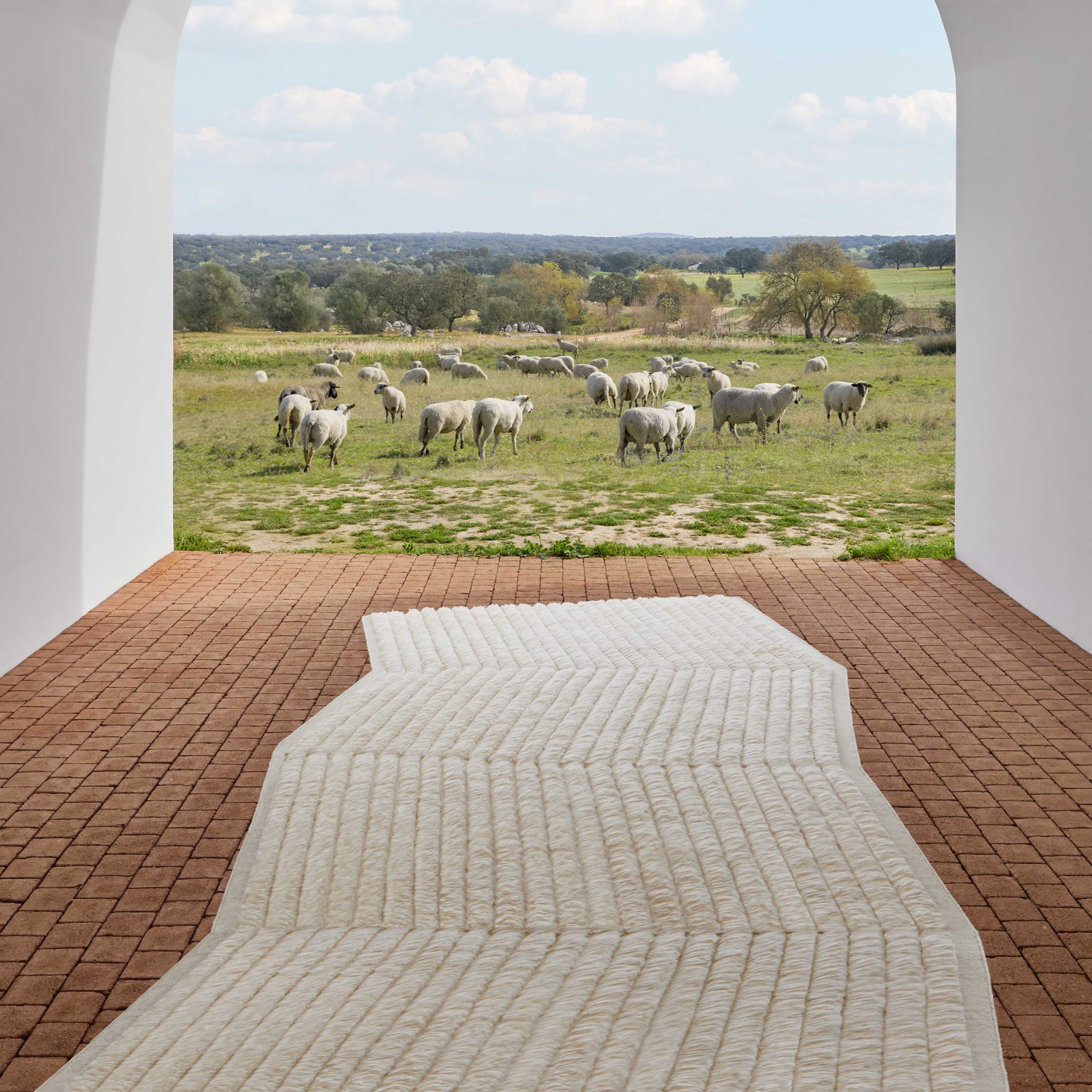 Lines rug by Mayice for Gan