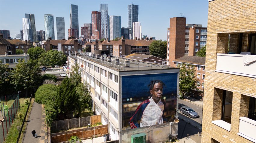 Photo of street art as part of London Mural festival 2024