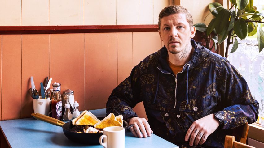 Prof Green in cafe Buster and Punch event image