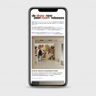 Dezeen Showroom New Releases quarterly newsletter launches with editor's picks