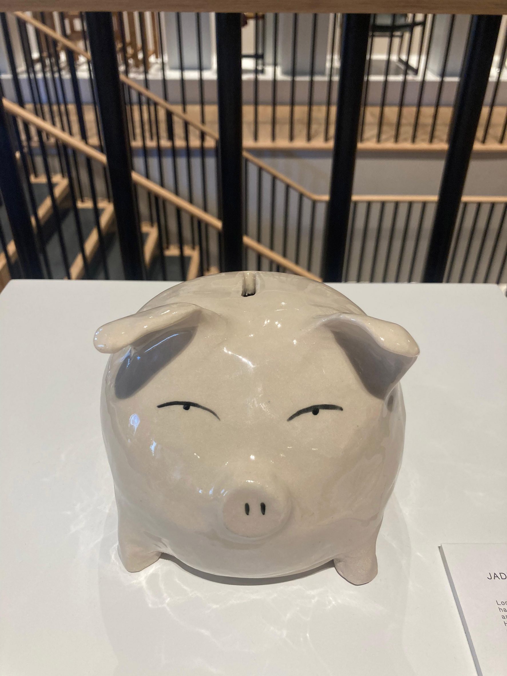 Ceramic piggy bank