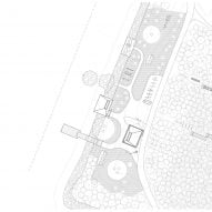 Site plan of Slusen