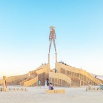 Burning Man effigy