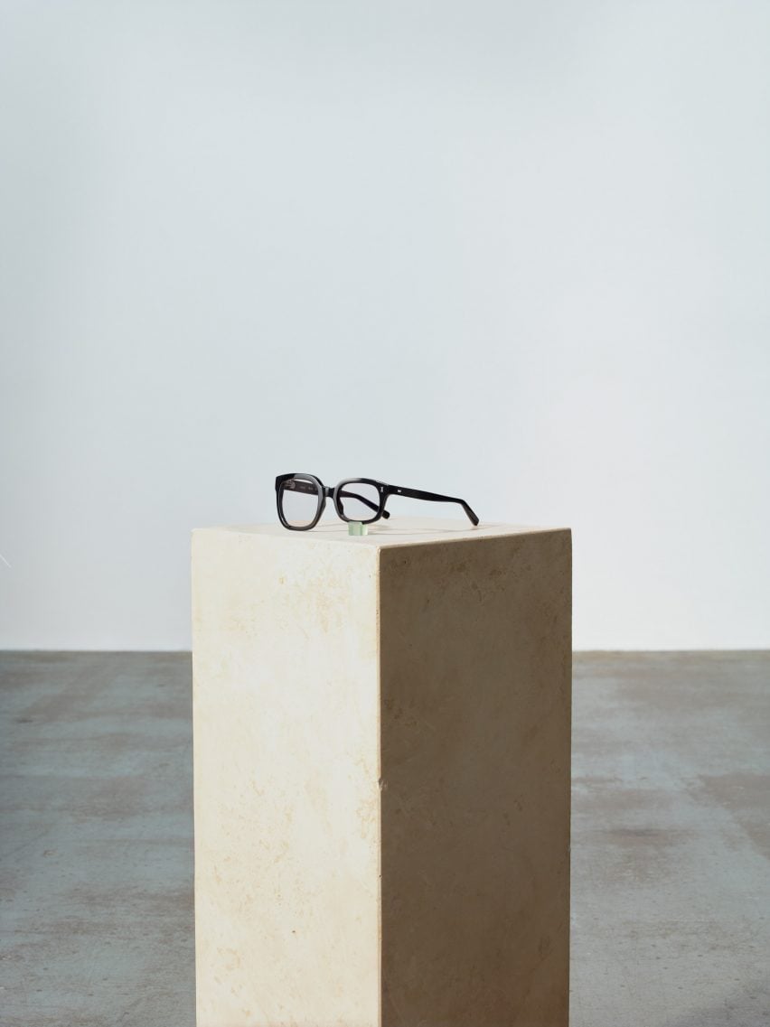 Asymmetrical glasses by David Shrigley