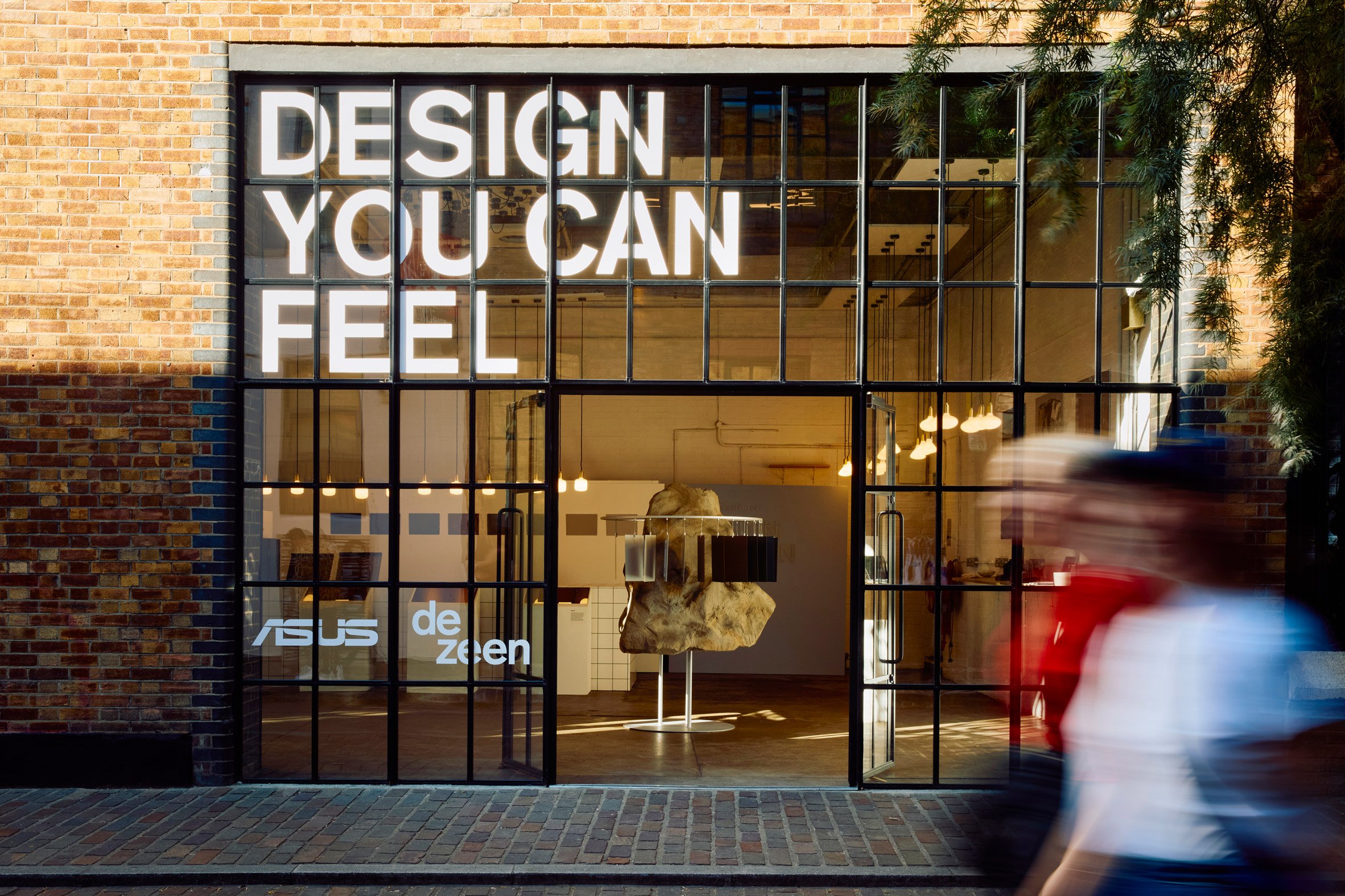 Entrance to Design You Can Feel exhibition