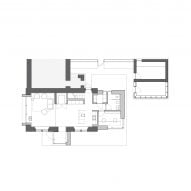 Ground floor plan of Applecross Schoolhouse by Mary Arnold-Forster Architects