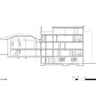 Section of housing block by Bureau des Mésarchitecture