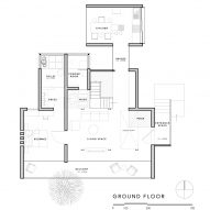 Ground floor plan of URUL house