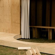 Plywood pavilion in Rome by Pratique and Fanum