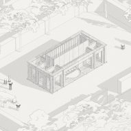 Isometric of Forum des Vestiges by Pratique and Fanum