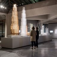 Foster + Partners showcases models of 14 skyscrapers that "challenge convention"