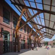 Studio Gang converts tobacco warehouse into design studios for University of Kentucky