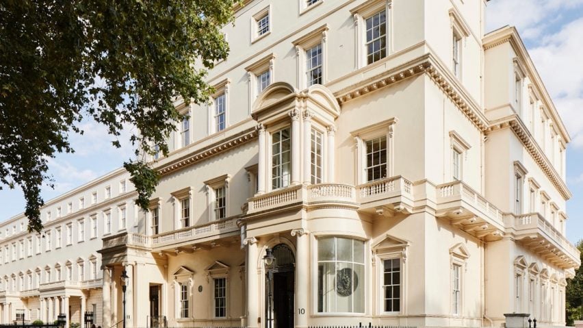 Exterior of the British Academy in London