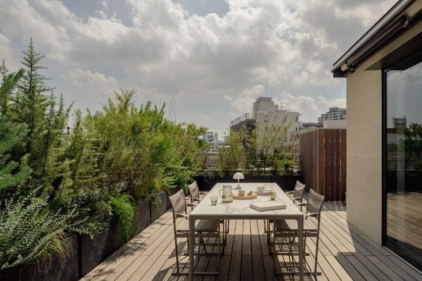 Rooftop of House in Aoyama