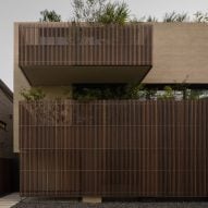 Wooden louvres create "subtle seclusion" at Tokyo house by Keiji Ashizawa Design