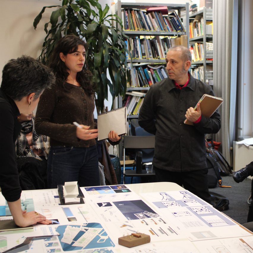 students around a work table