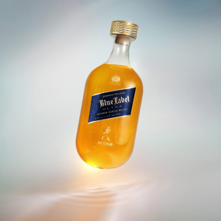 Johnnie Walker Blue Label Ultra lightest glass bottle