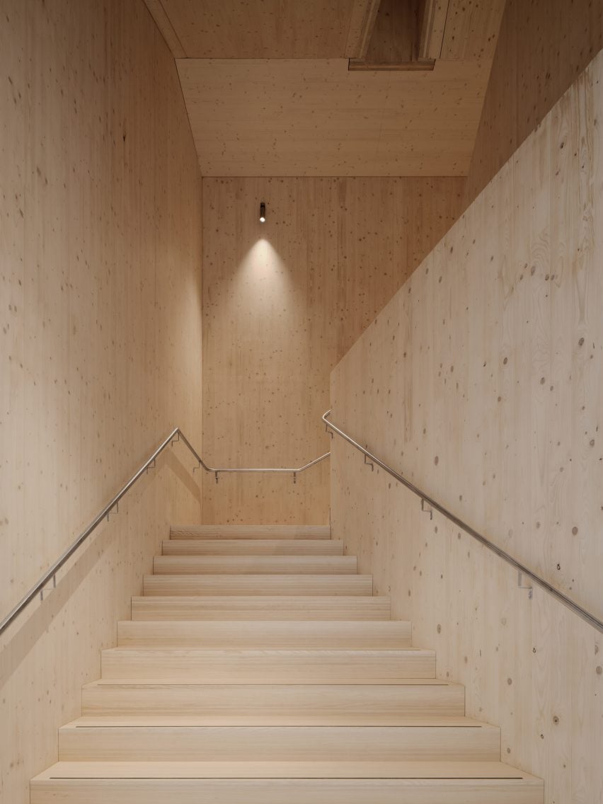 Wooden flooring and ceilings