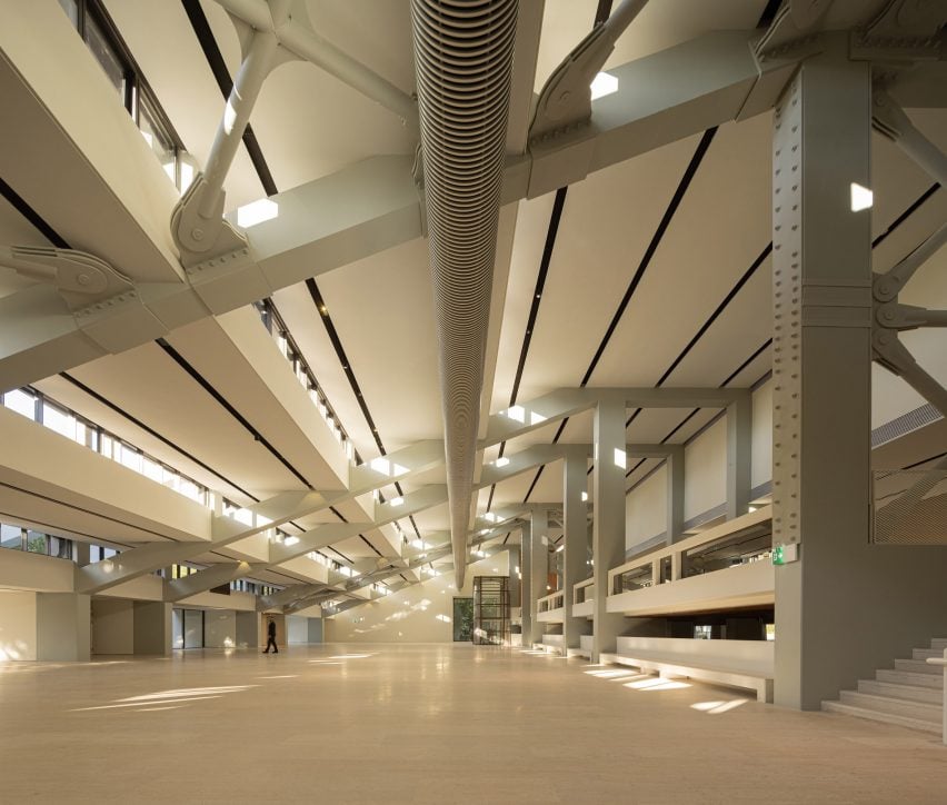 Renovated Nave gallery within Centro de Arte Moderna Gulbenkian