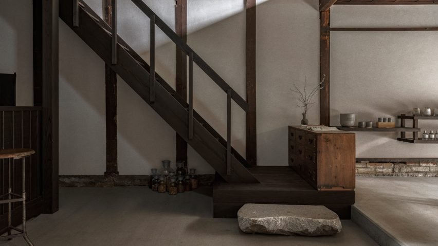 Staircase in Le Labo Kyoto