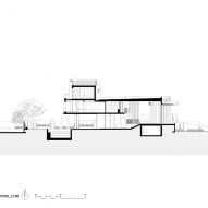 Section of Tomich House by Mark Jeavons and Ohlo Studio