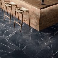 Marmora Nero Antico tile by Casalgrande Padana