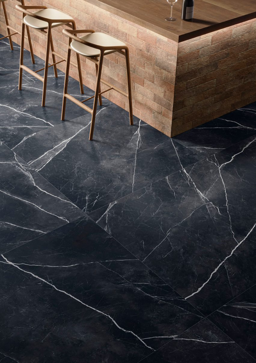 Marmora Nero Antico tile by Casalgrande Padana