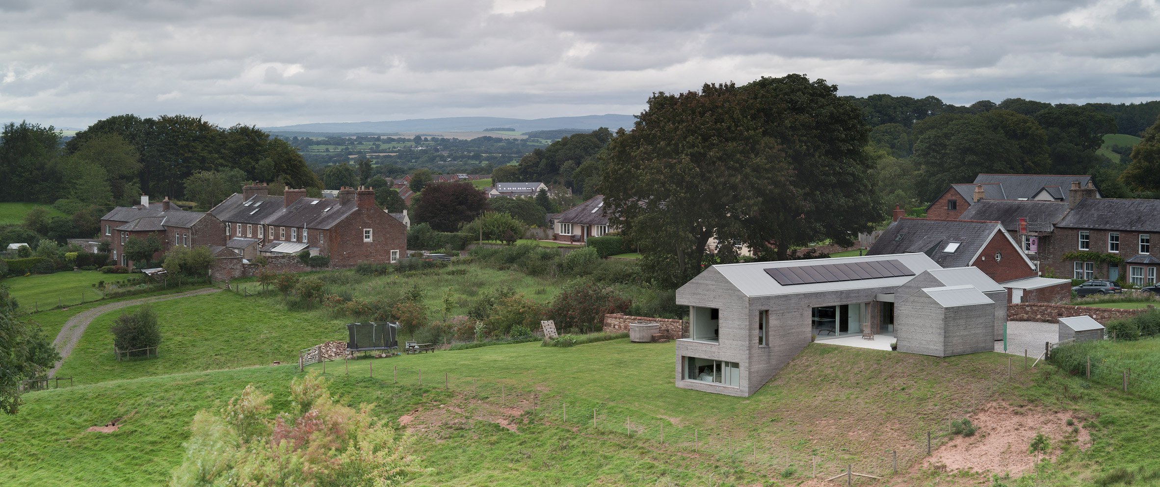 Exterior view of Brampton home in Cumbria