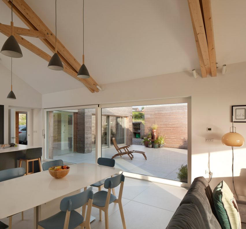 Kitchen space within Brampton home in Cumbria