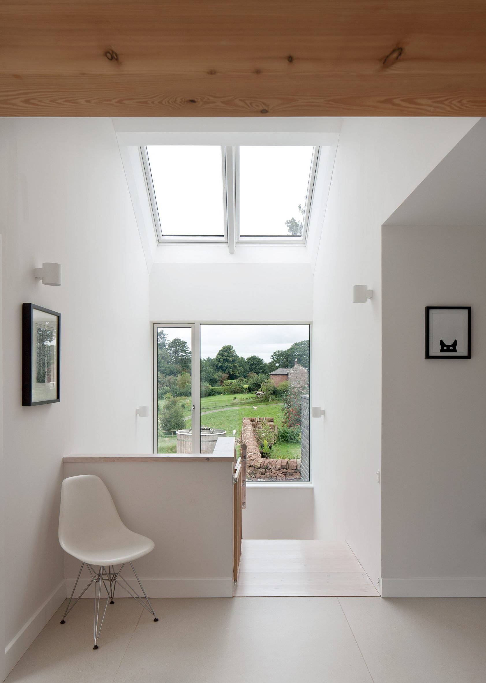 Stairwell within UK home by Mary Arnold-Forster Architects