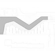 Roof plan of Meander by Steven Holl Architects