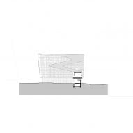 Section of Meander by Steven Holl Architects