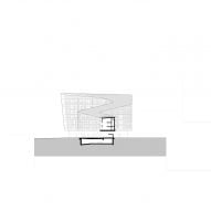 Section of Meander by Steven Holl Architects