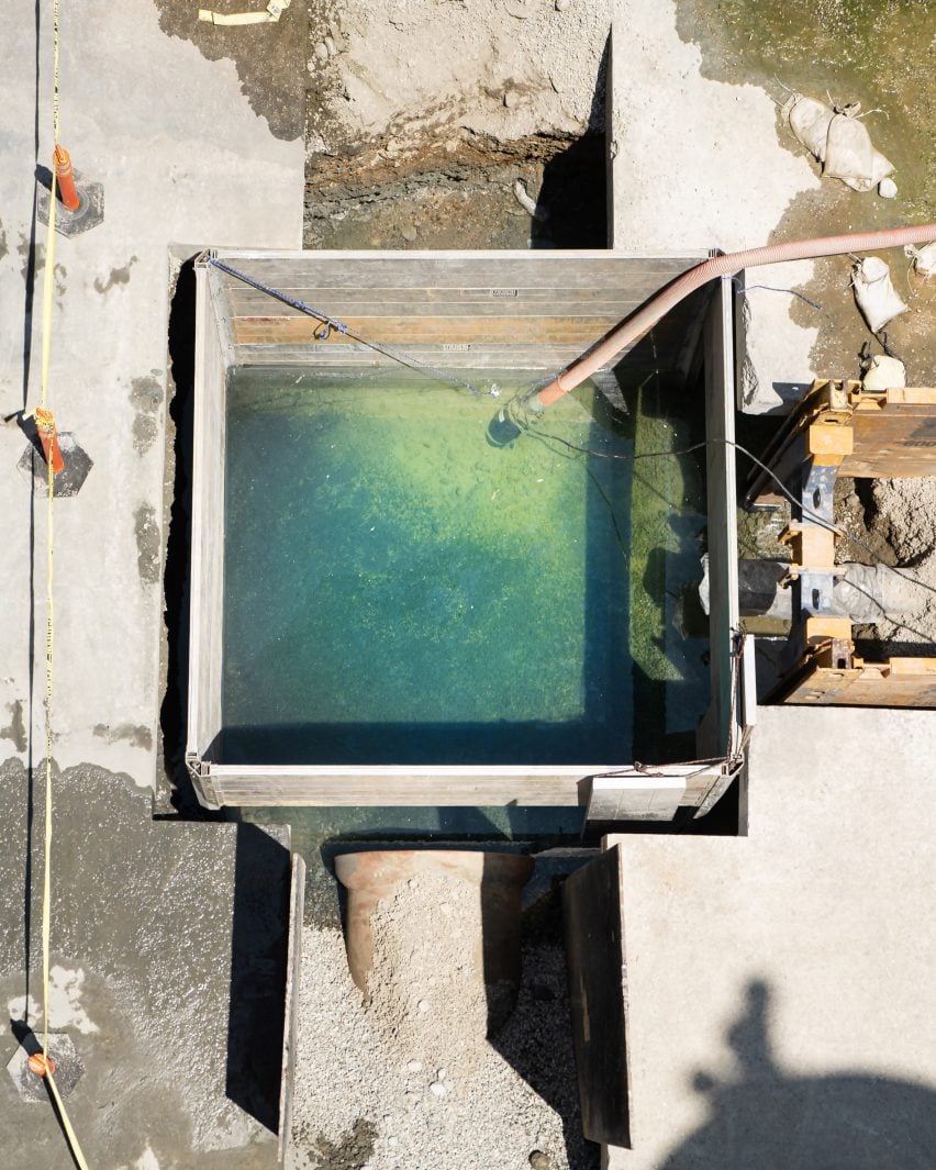 Drain in LA River