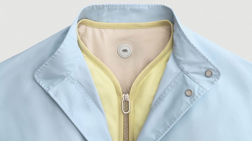 Layered jackets in yellow and blue