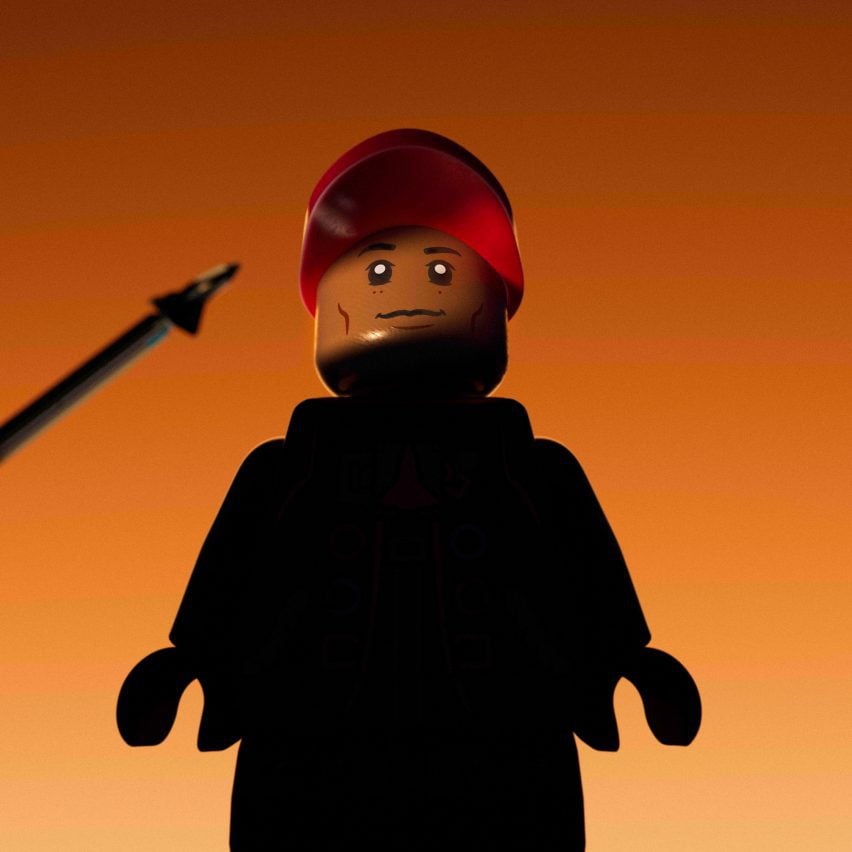 Lego minifigure by Pharrell Williams