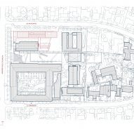 Plan of FADEU building by Alberto Moletto and Sebastián Paredes