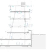 Plan of FADEU building by Alberto Moletto and Sebastián Paredes