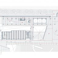 Plan of FADEU building by Alberto Moletto and Sebastián Paredes